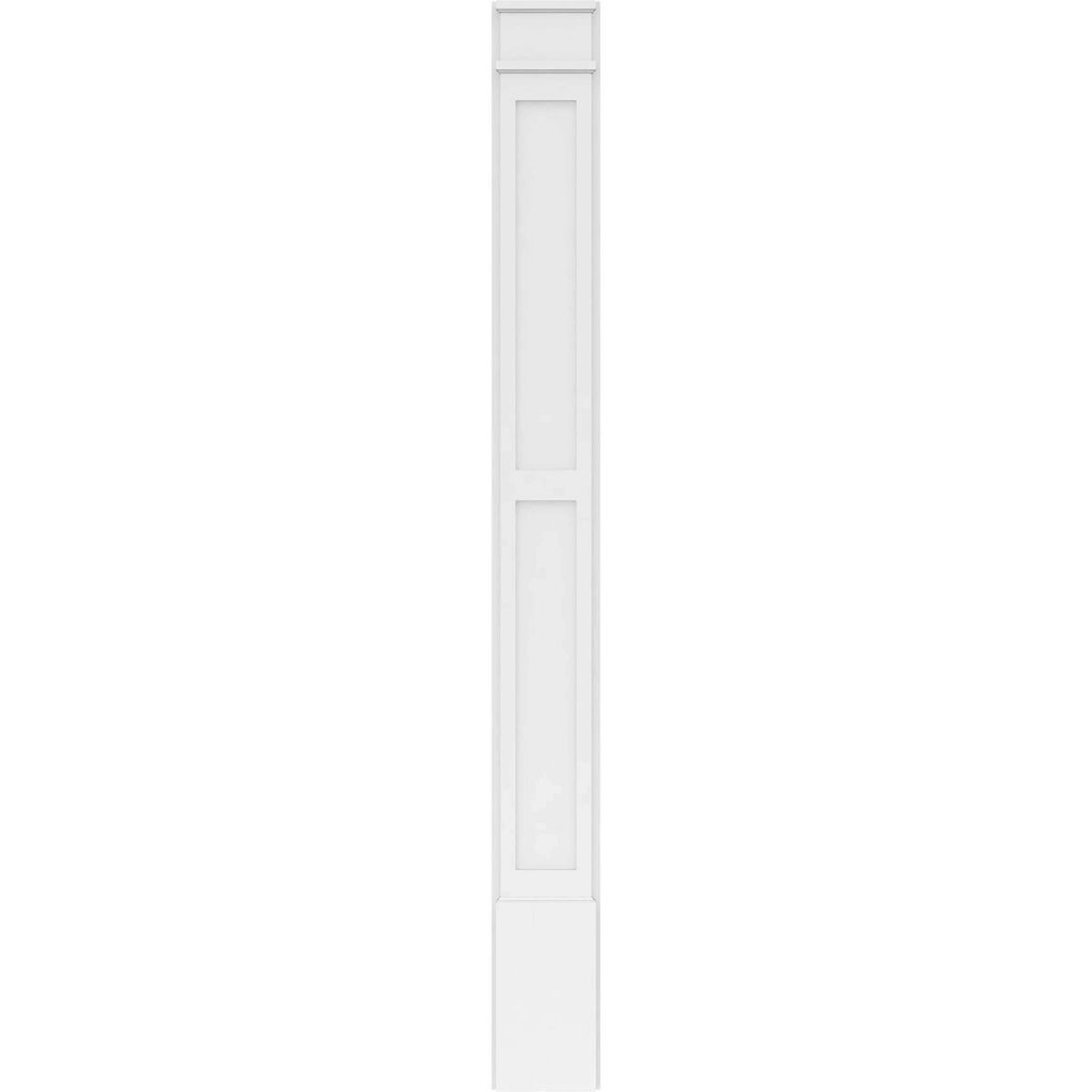 PVC Pilaster with Decorative Capital & Base (Pair) L5268