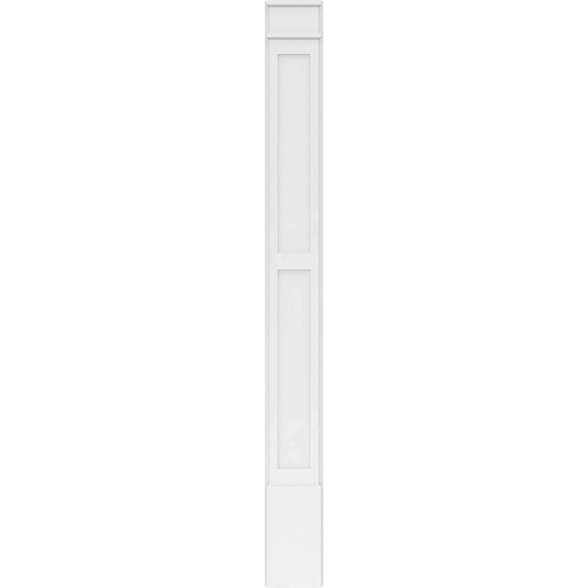 PVC Pilaster with Decorative Capital & Base (Pair) L5268