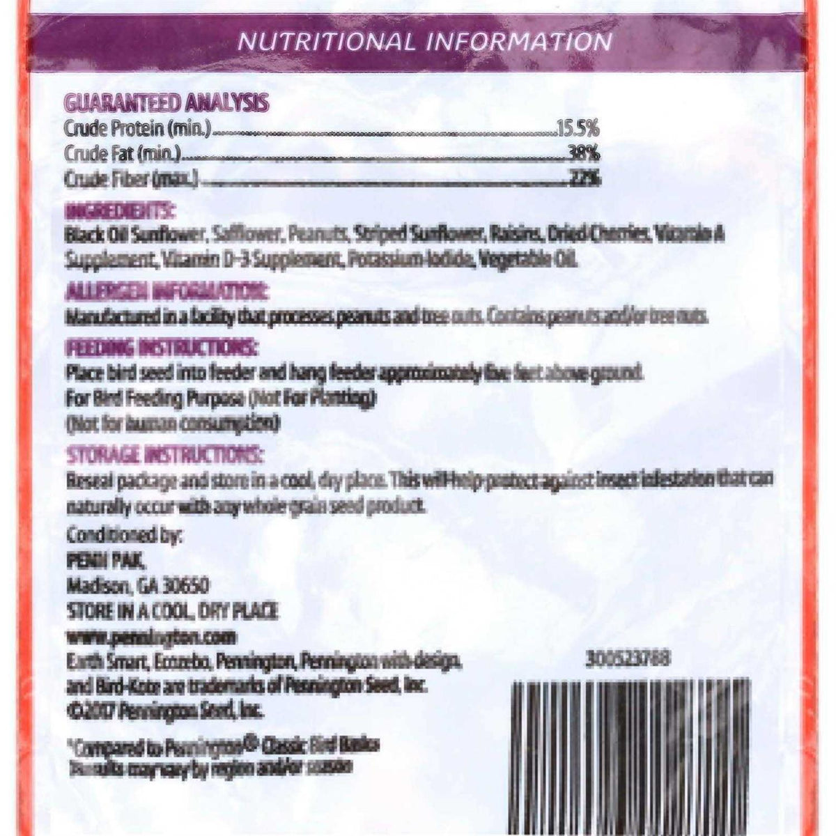 Songbird Blend Bird Seed K908458