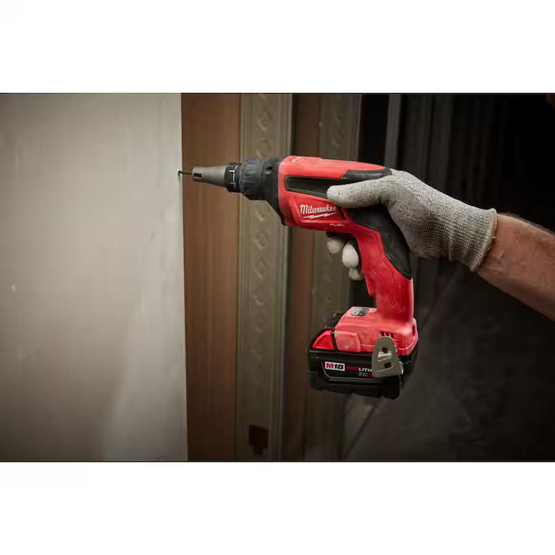 18V Lithium-Ion Brushless Cordless Drywall Screw Gun Kit with Cut Out Tool M4200