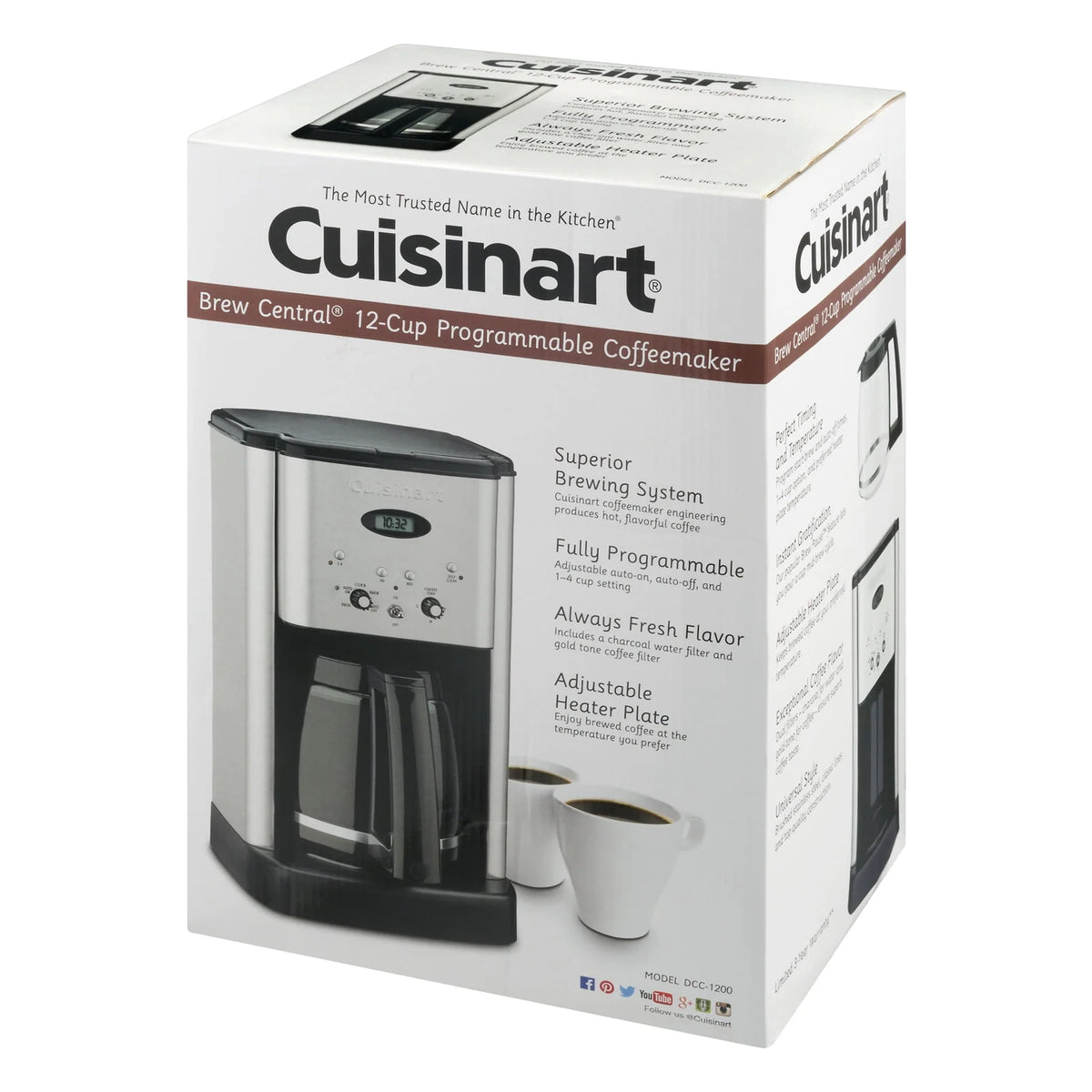 12 Cup Programmable Coffeemaker F105