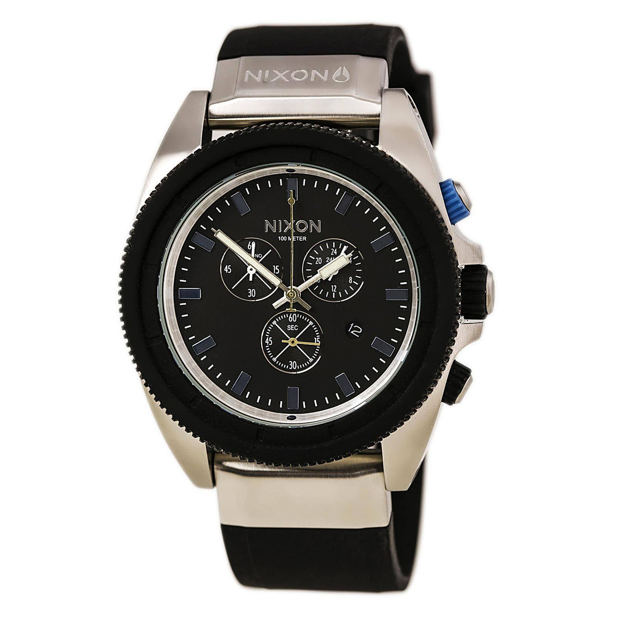 Black Rubber Chronograph Men's Watch M28277