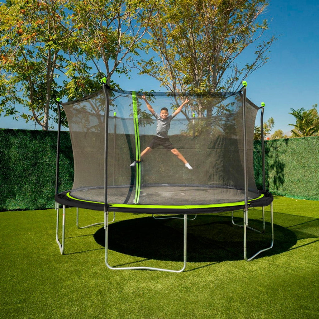 14ft Trampoline with Enclosure B907945