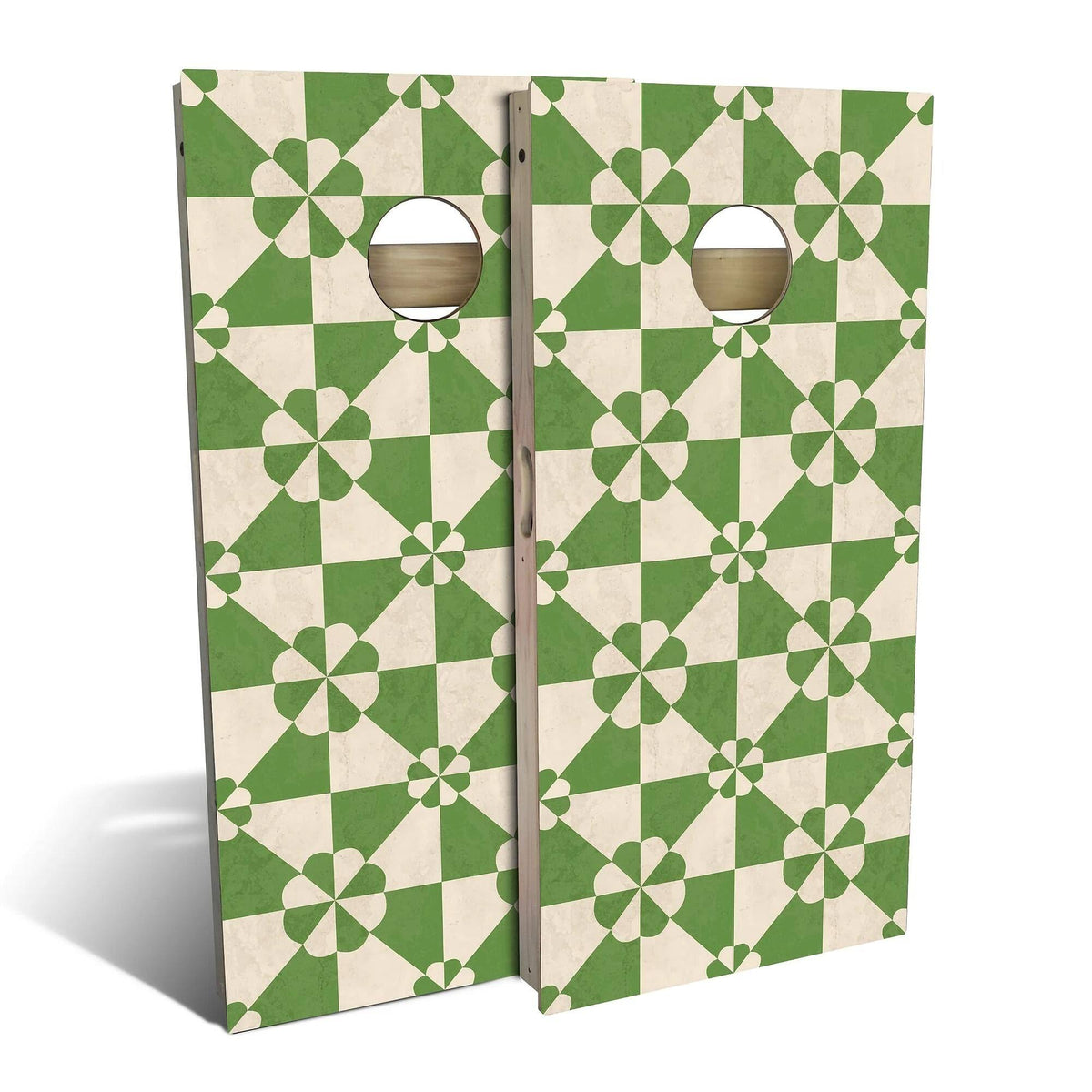 Green Tile Cornhole Set with Carrying Case P247708