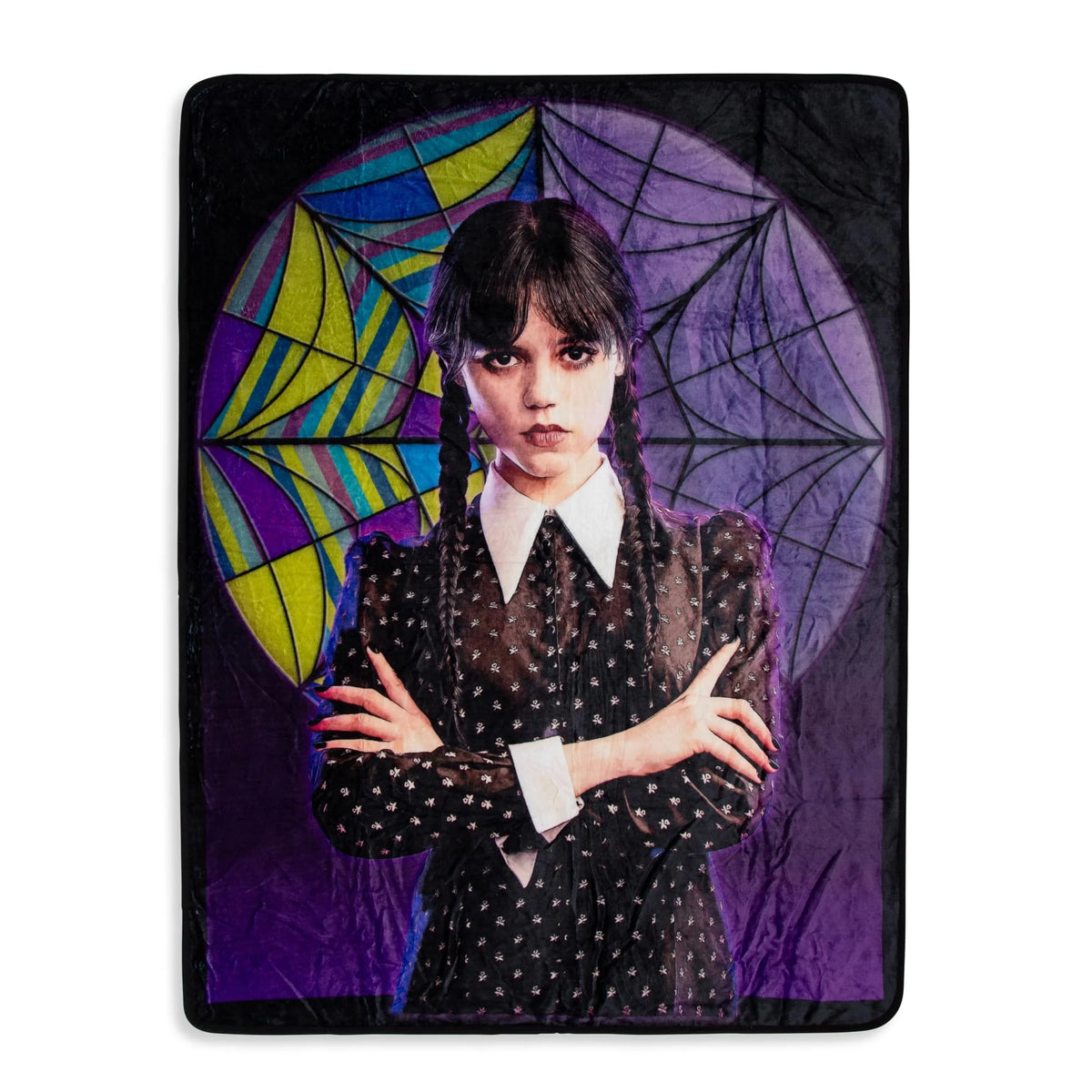 Wednesday Raschel Throw Blanket 45 x 60 Inches N53450
