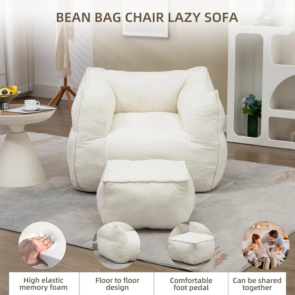 Sofa Chair with Ottoman U218783