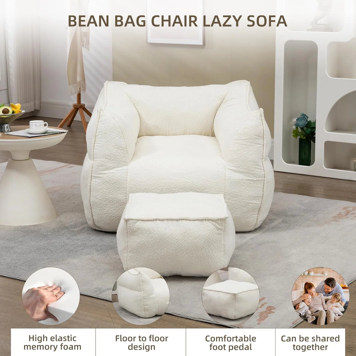 Sofa Chair with Ottoman U218783