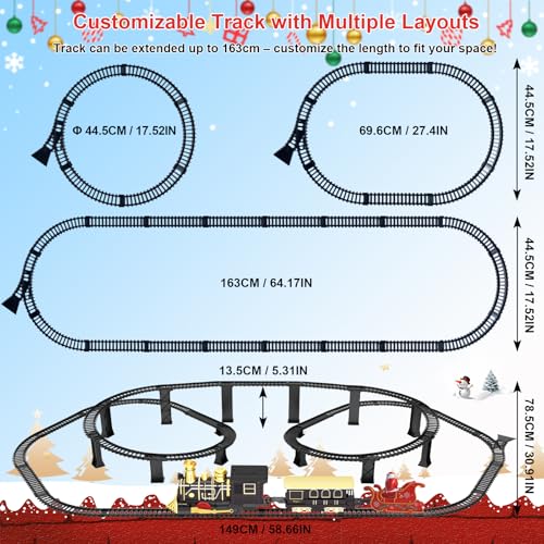 Electric Train Set with 3D Elevated Tracks T5493