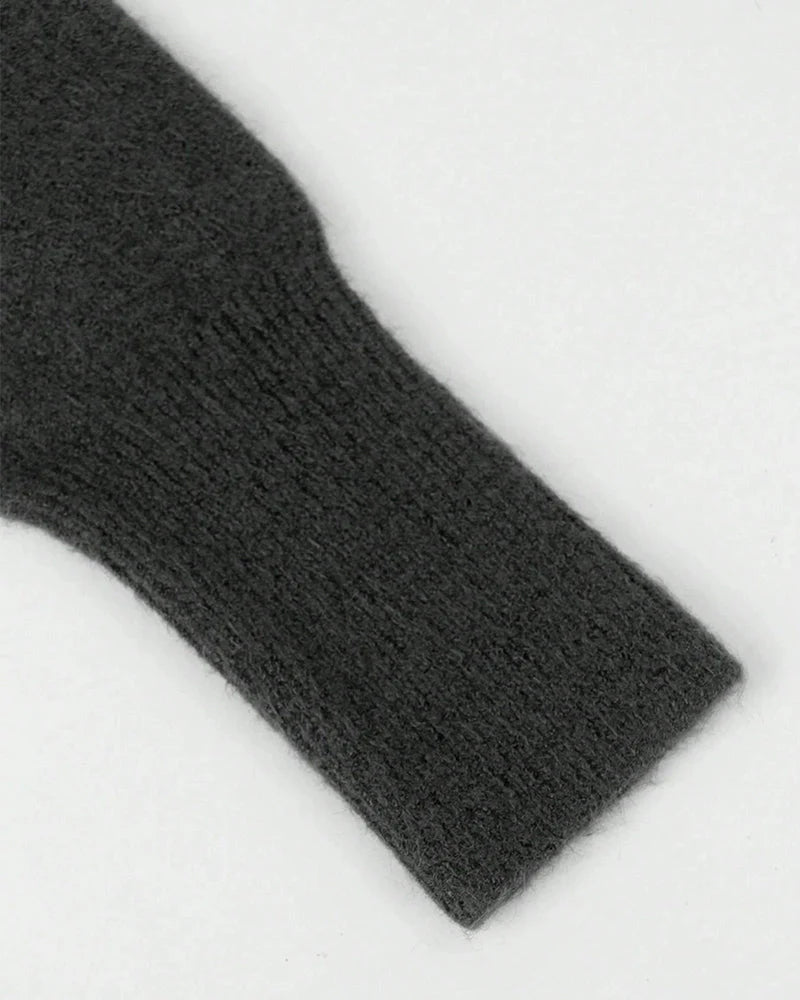Turtleneck Knit Pullover Sweater Q274601