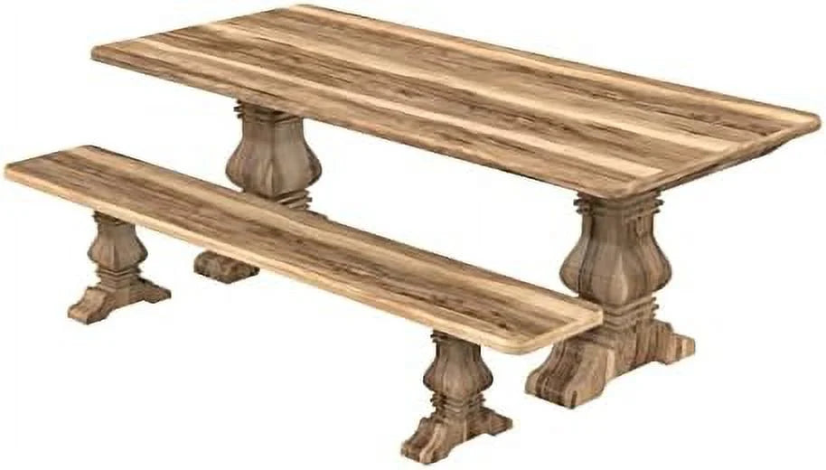 16 inch Wood Pedestal Base, Pack of Two F74783
