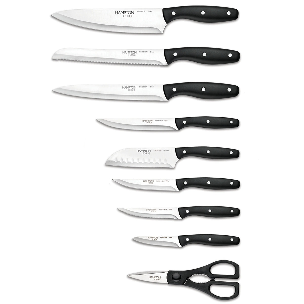 15 Piece Full Tang Knife Block Set T98710