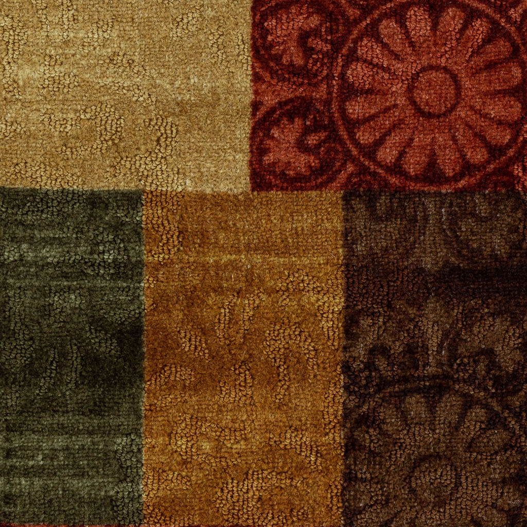 Red Medallion Print Indoor Accent Rug 2'6"x3'10" X957