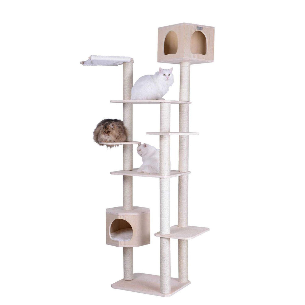 89-Inch Seven Levels Real Wood Cat Tree C256