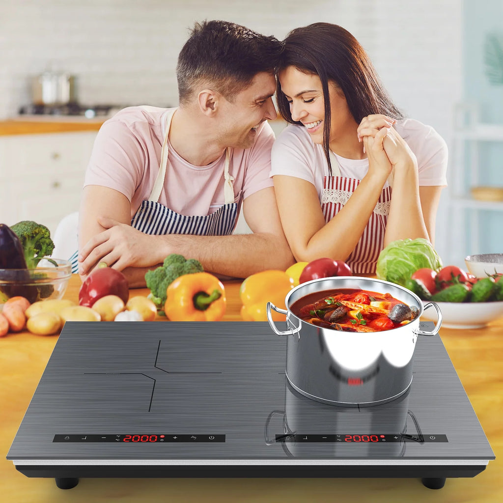 24 Inch 2 Burner 4000W Induction Cooktop E642