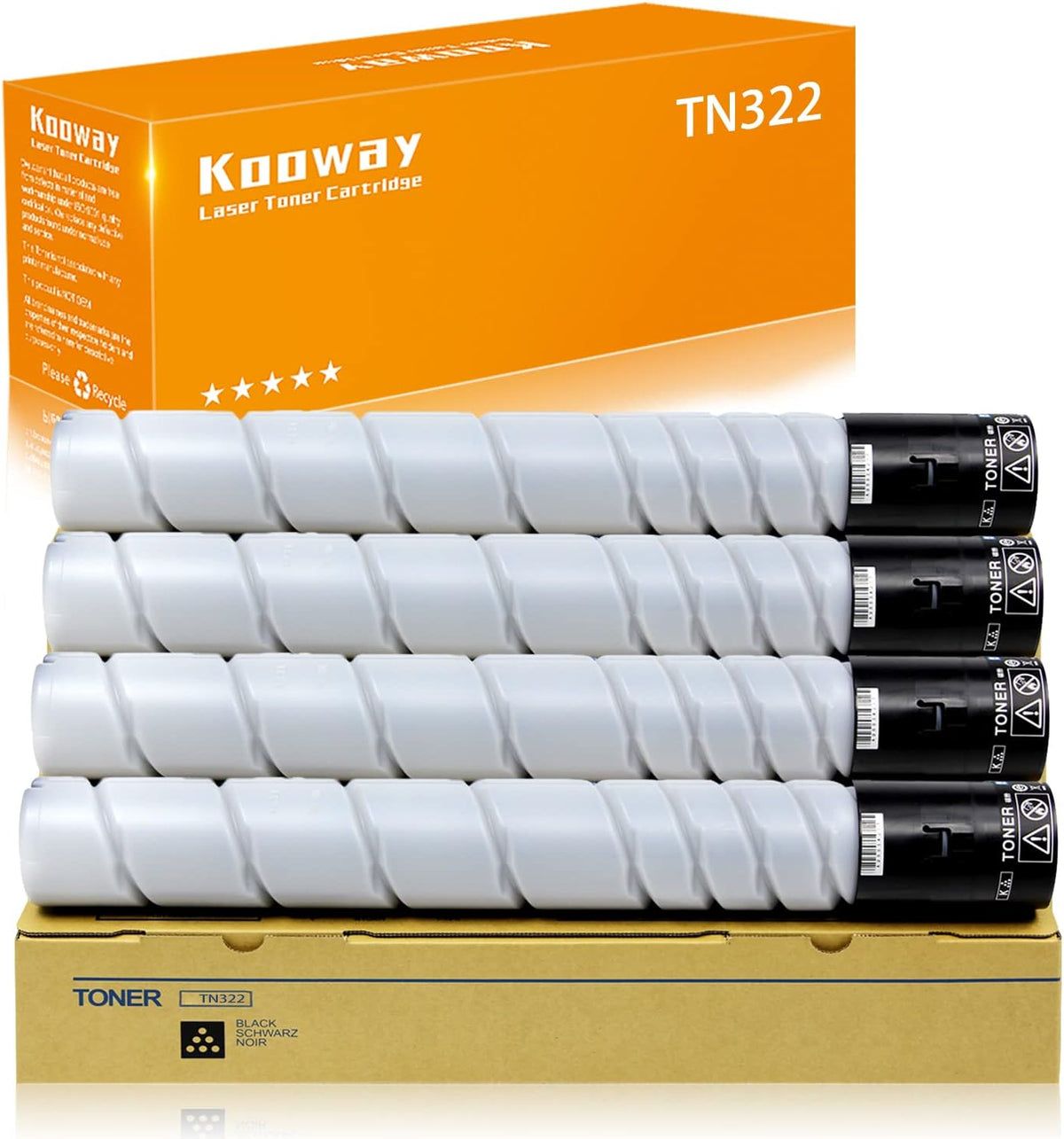 Compatible TN322 Toner Cartridge 4 Pack T71872