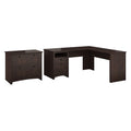L Shaped Desk with Lateral File Cabinet A35823