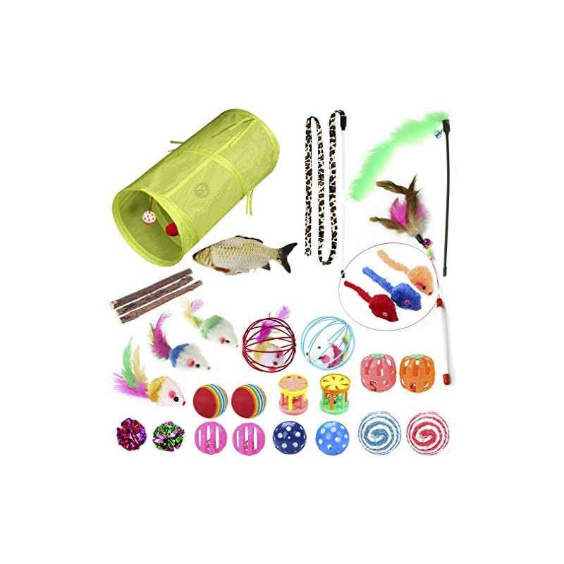 Ferret Tunnel and Assorted Toys Variety Pack A15780