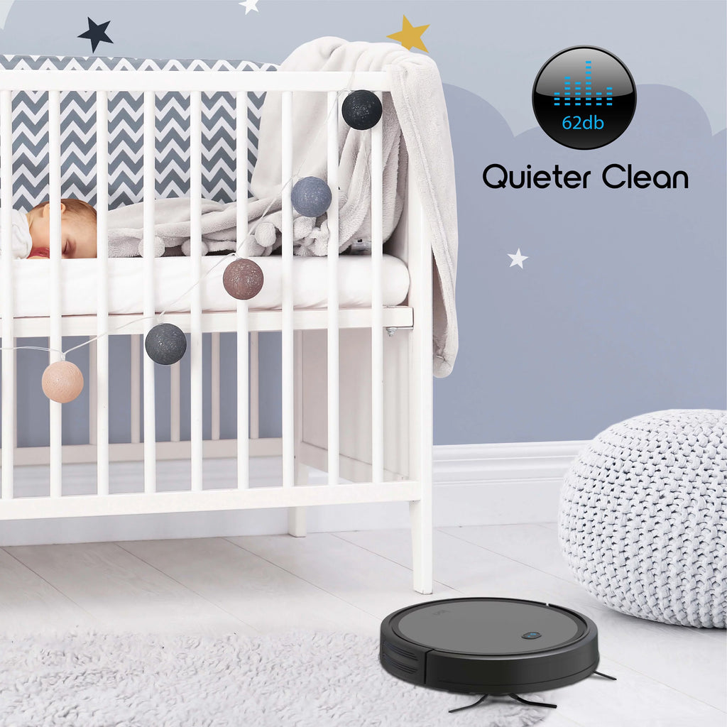 WiFi Robotic Vacuum Cleaner with App Remote Control N705264