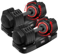 Adjustable Dumbbells 25lb Pair E602