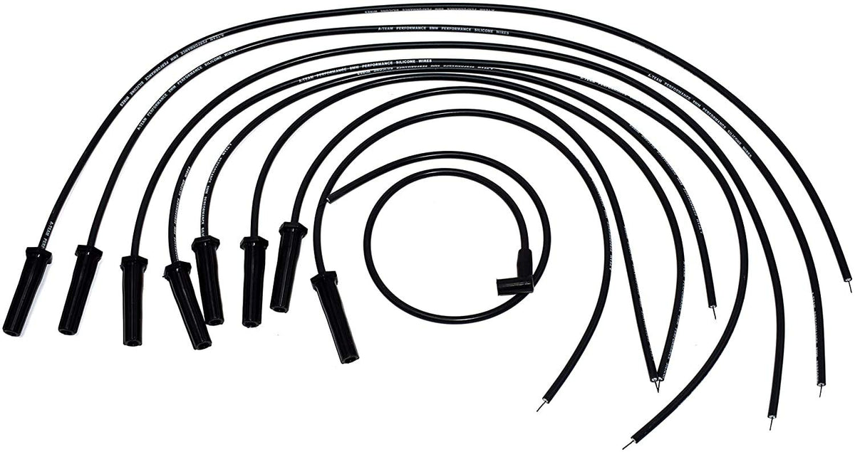 HEI Distributor, 8.0mm Spark Plug Wires, and Battery-Pigtail Harness Kit U23679