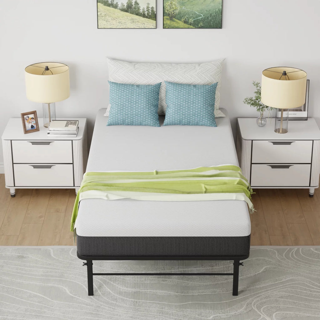 Twin Size 14 Inch Metal Platform Bed Frame L61594