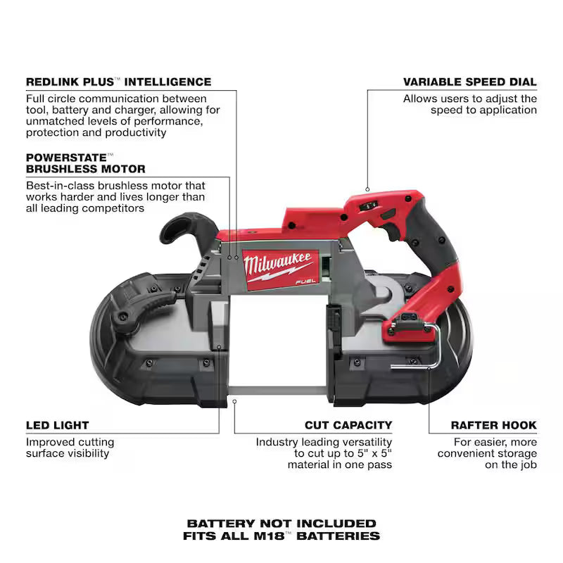 18V Lithium-Ion Brushless Cordless Combo Kit with 5.0 Ah Batteries 7-Tool U68456