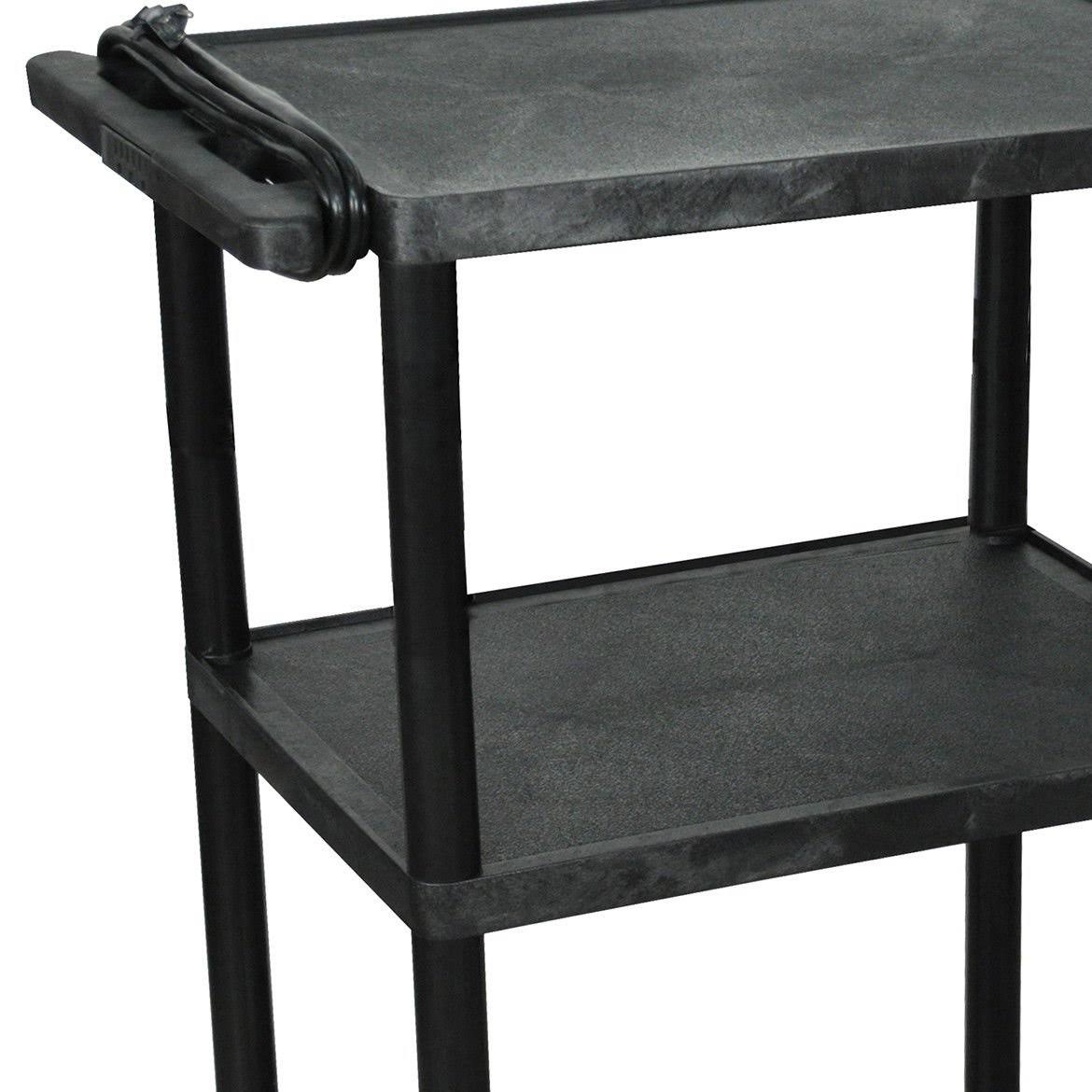 Black 42x22 Presentation Cart W5856