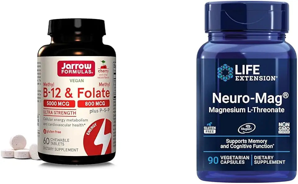 5000 mcg Methyl B-12 & 800 mcg Methyl Folate W68053