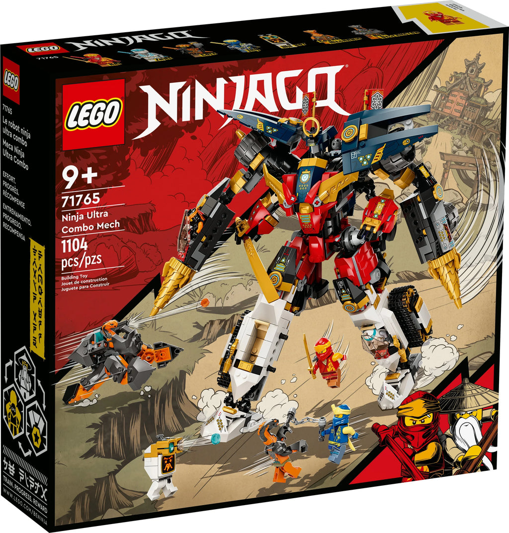 4 in 1 Mech Set with Toy Car, Jet Plane and Tank Toys plus 7 Minifigures O6276
