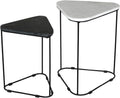 Black 2Pc Nesting Accent Tables Q97595