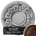 Hand-Painted Hickory Ceiling Medallion I8818