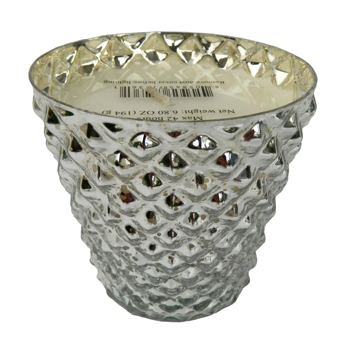 Mini Diamond Pattern Glass Soy Wax Candle J871