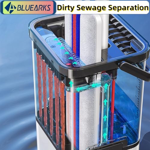 Mop and Bucket Set with Dirty Water Tank F300