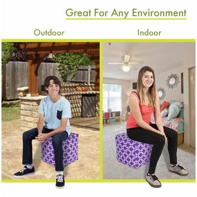 Small Purple Pouf Y8513