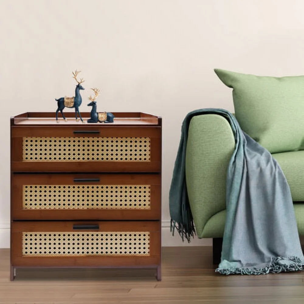 3 Drawer Bedside Nightstand V42076