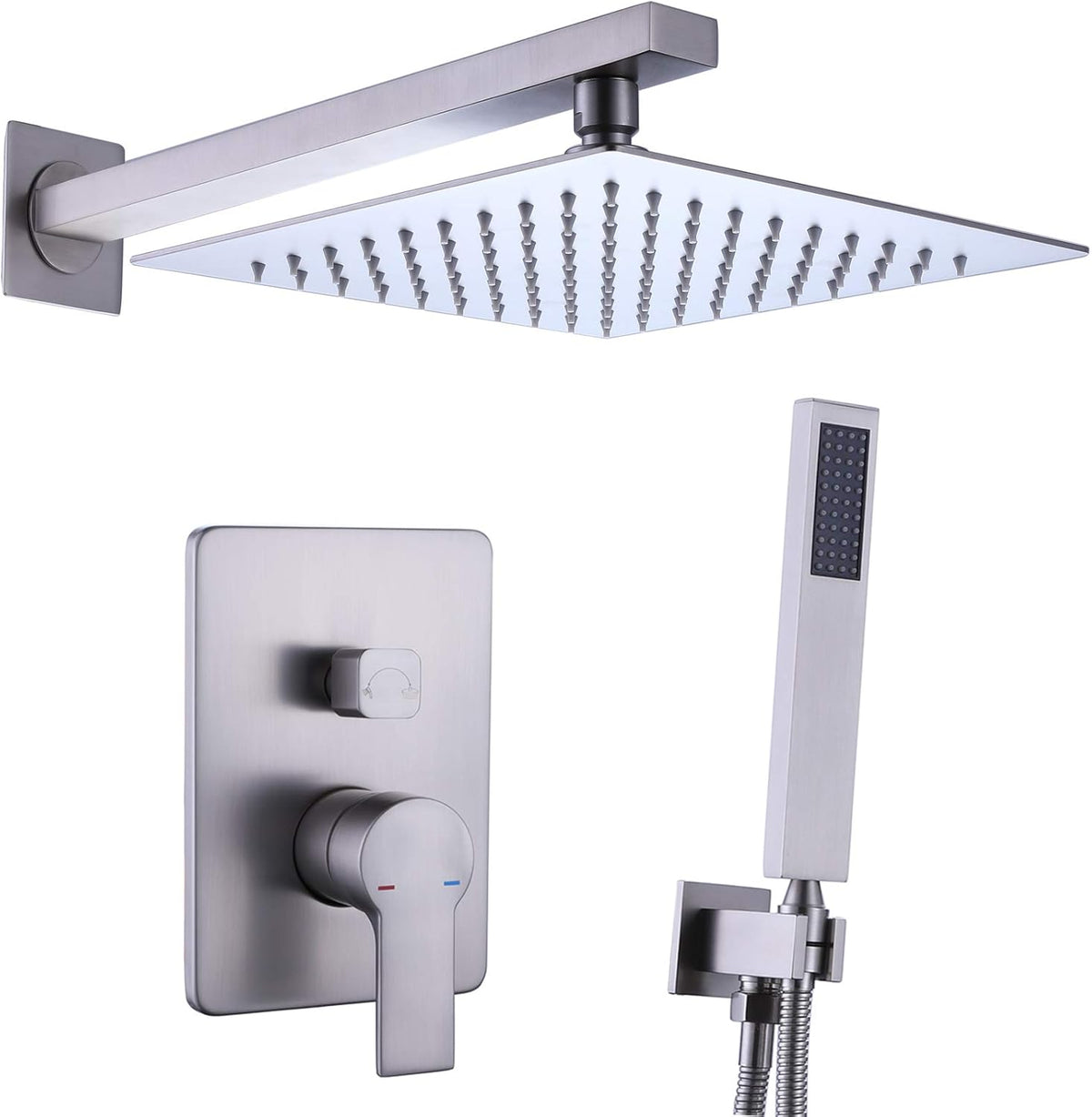 Matte Black Rain Shower System M1547