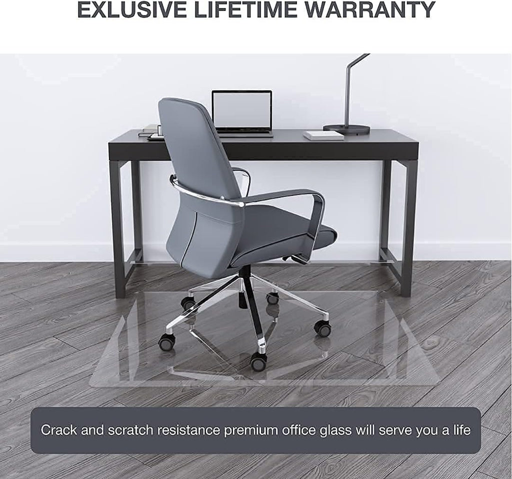 Tempered Glass Office Chair Mat 36x48 V660