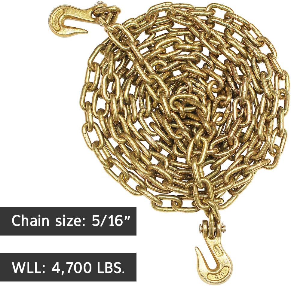 68 Pieces 5/16 Inch Grade 70 Chain Flatbed Tie Down Kit D87493