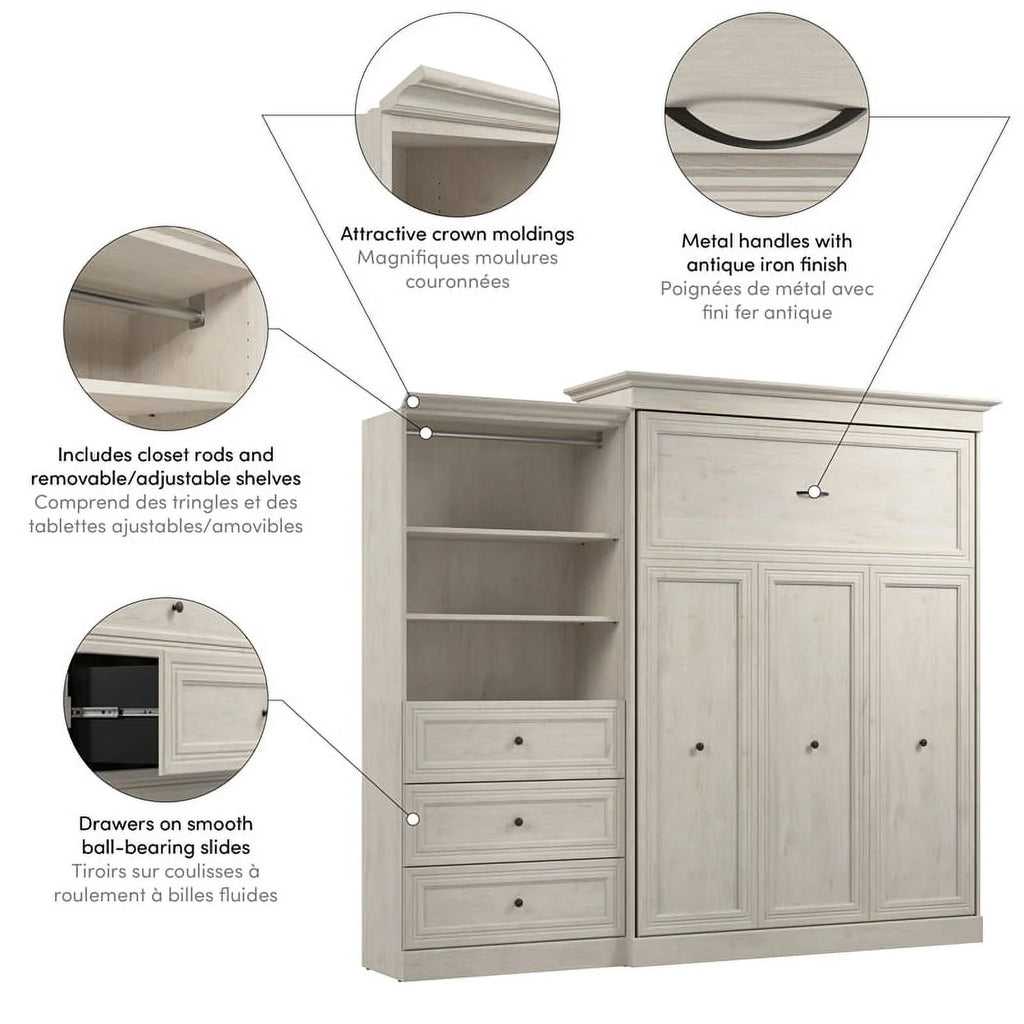 Queen Murphy Bed and Organizer V99164