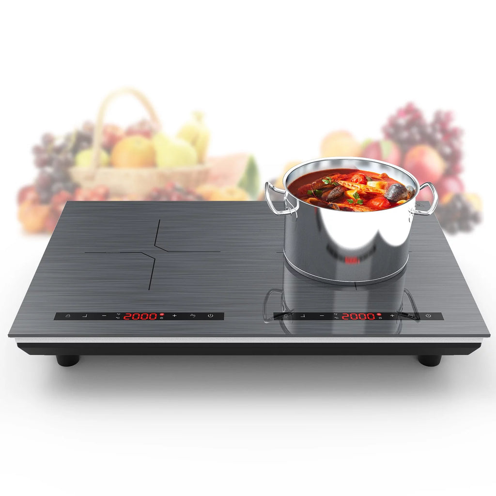 24 Inch 2 Burner 4000W Induction Cooktop E642