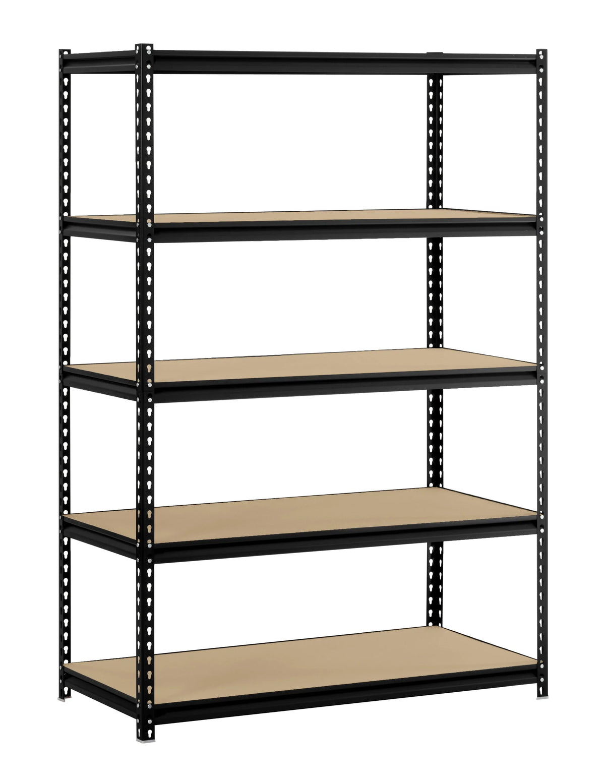 5-Shelf Steel Freestanding Shelving Unit Black H6294