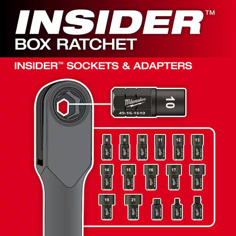 12V Lithium-Ion Brushless Cordless Extended Reach Box Ratchet with 2.5Ah Battery Pack J89758