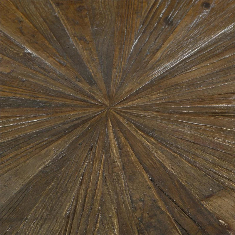 Wood and Metal End Table Set of 2 G6871