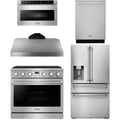 36 Gas Range, Range Hood, Refrigerator, Dishwasher and Microwave X50051