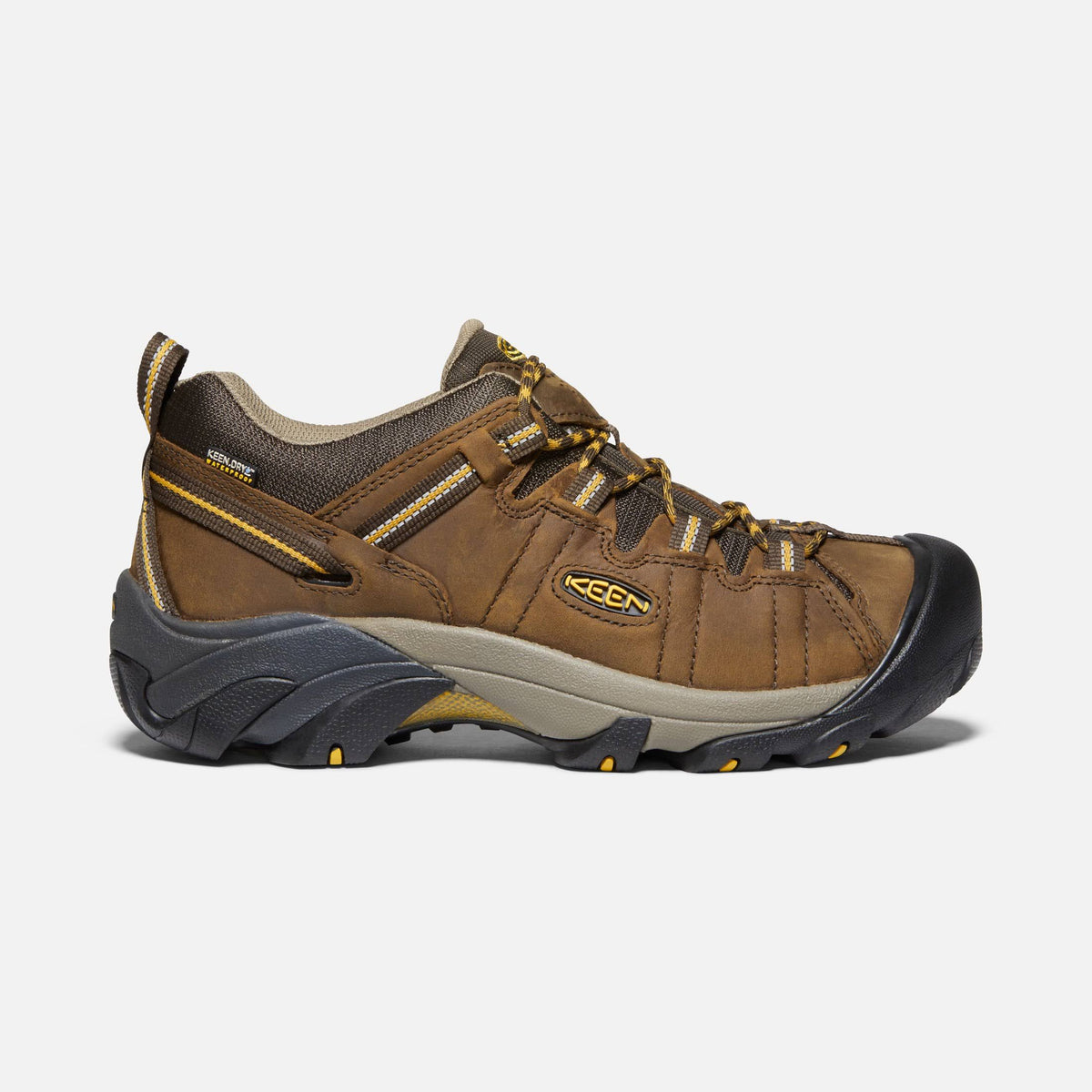 Cascade Brown/Golden Yellow Wide Hiking Shoes W435295