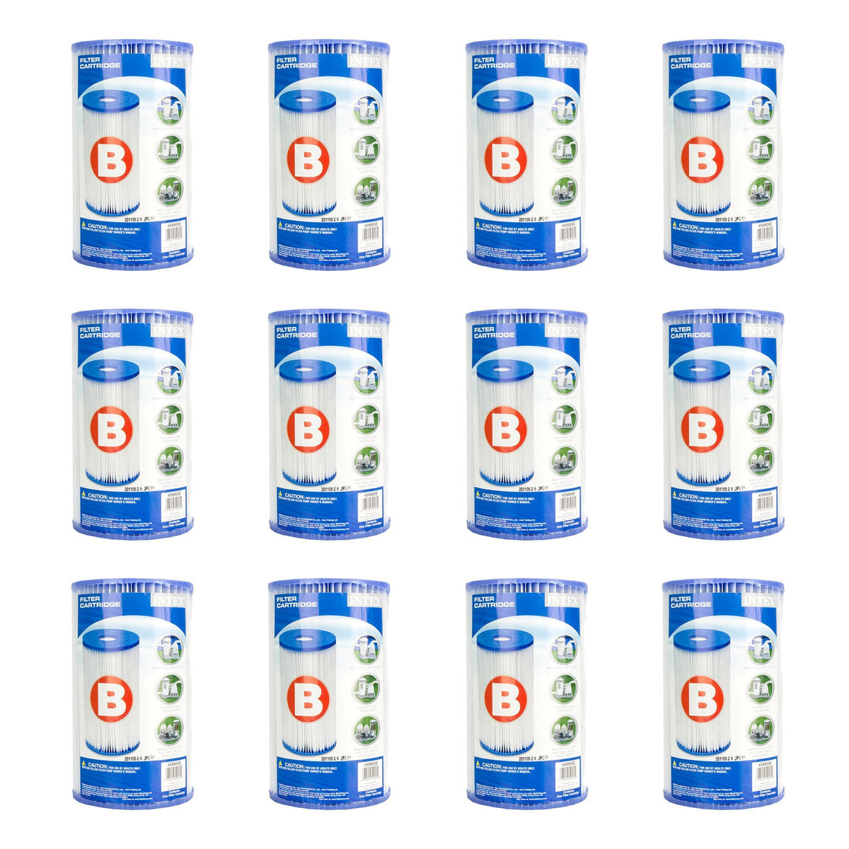 Pool Filter Pump Cartridge 12 Pack G131