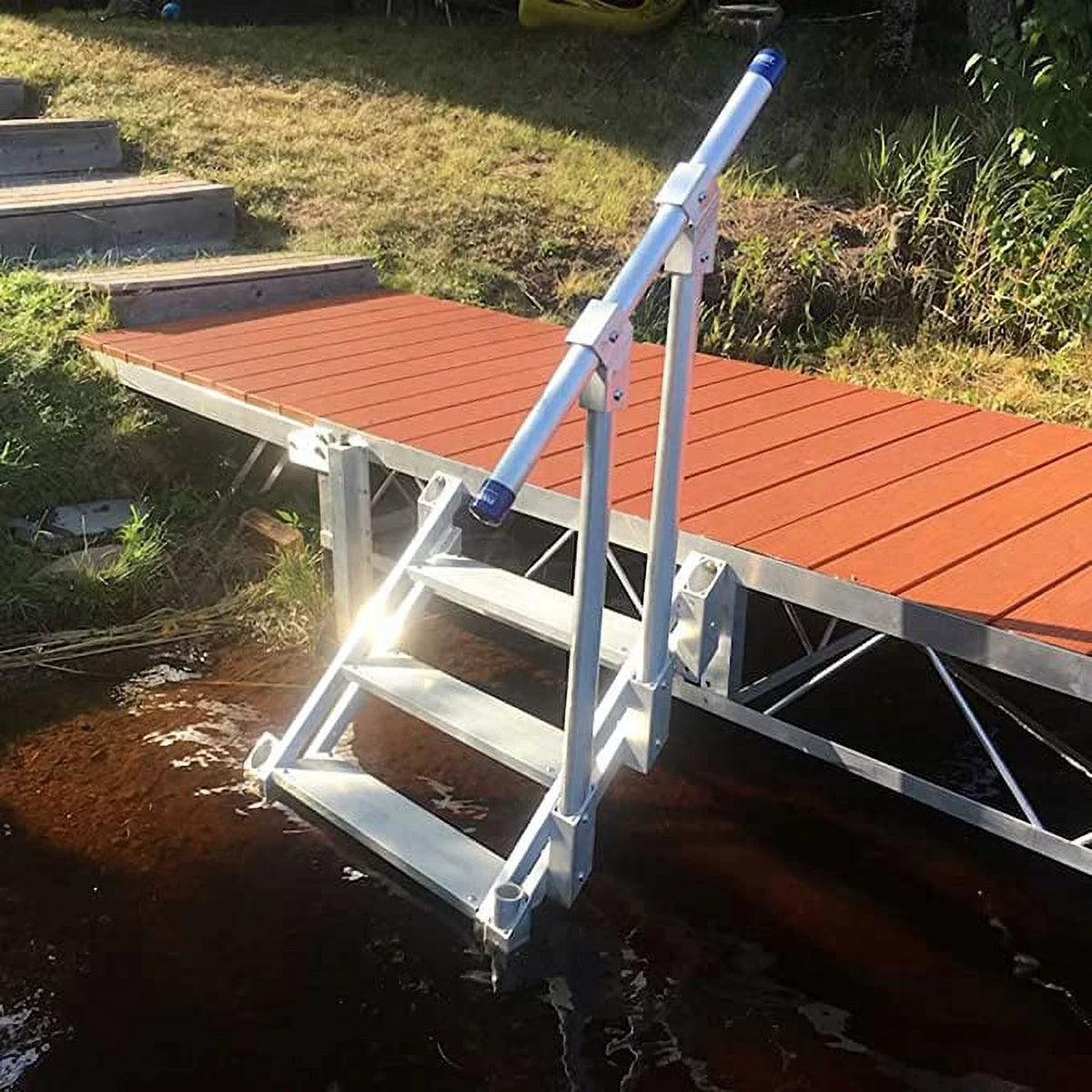 2 Step Stairs with 1 Handrail F867551