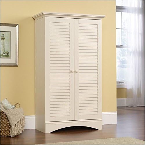 Contemporary Storage Cabinet with Doors and 4 Adjustable Shelves H2095