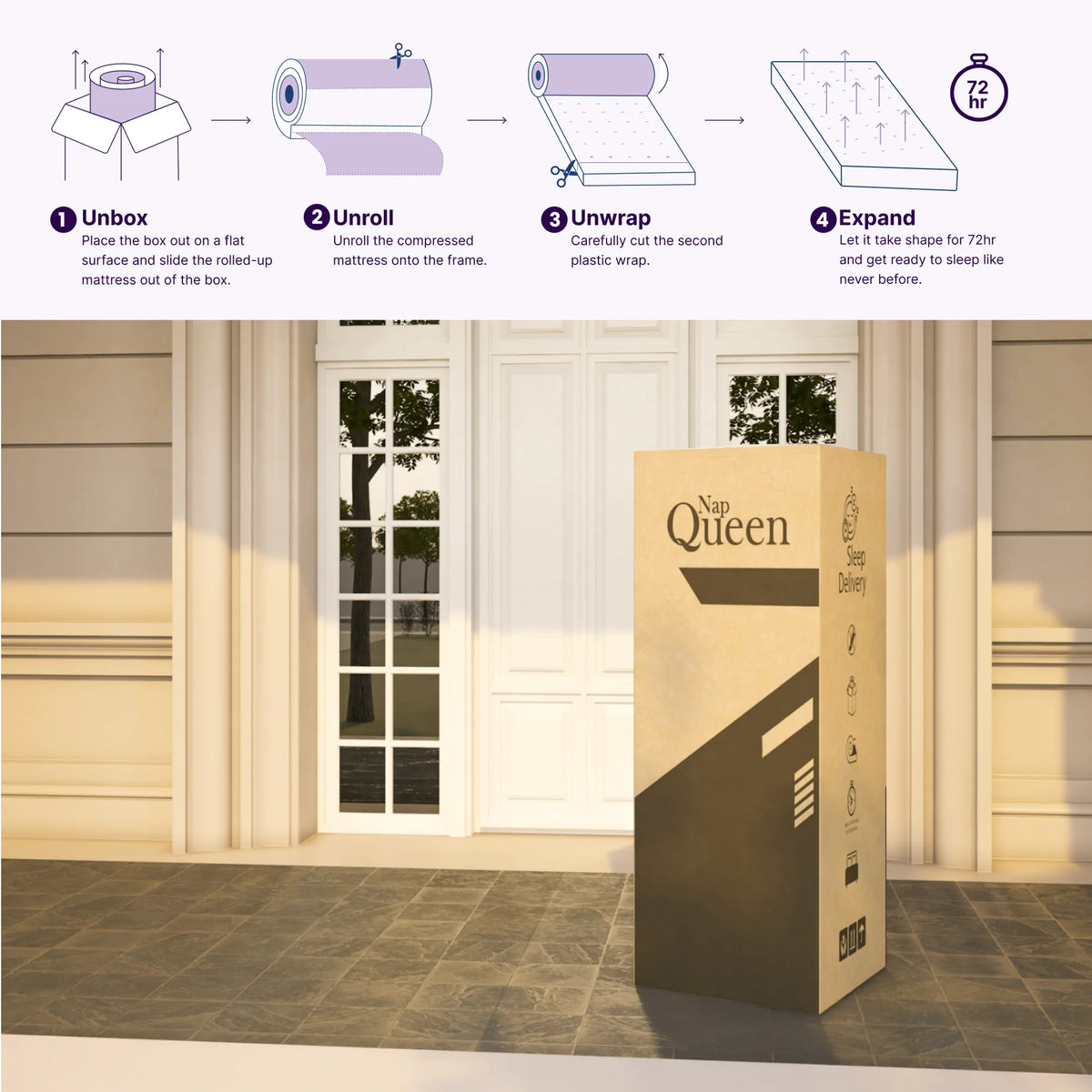 Queen Hybrid Pillow Top Mattress A90796