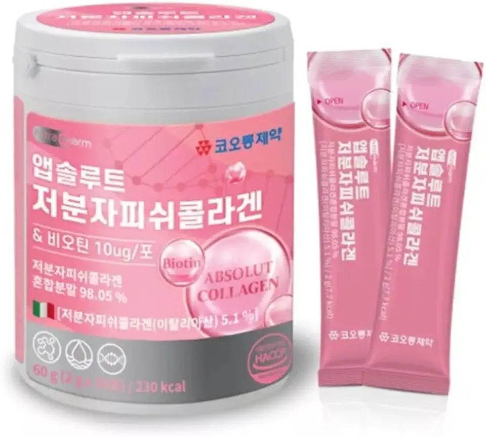 Biotin Low Molecular Fish Collagen Powder 60g (2g X 30 Sticks) D6883